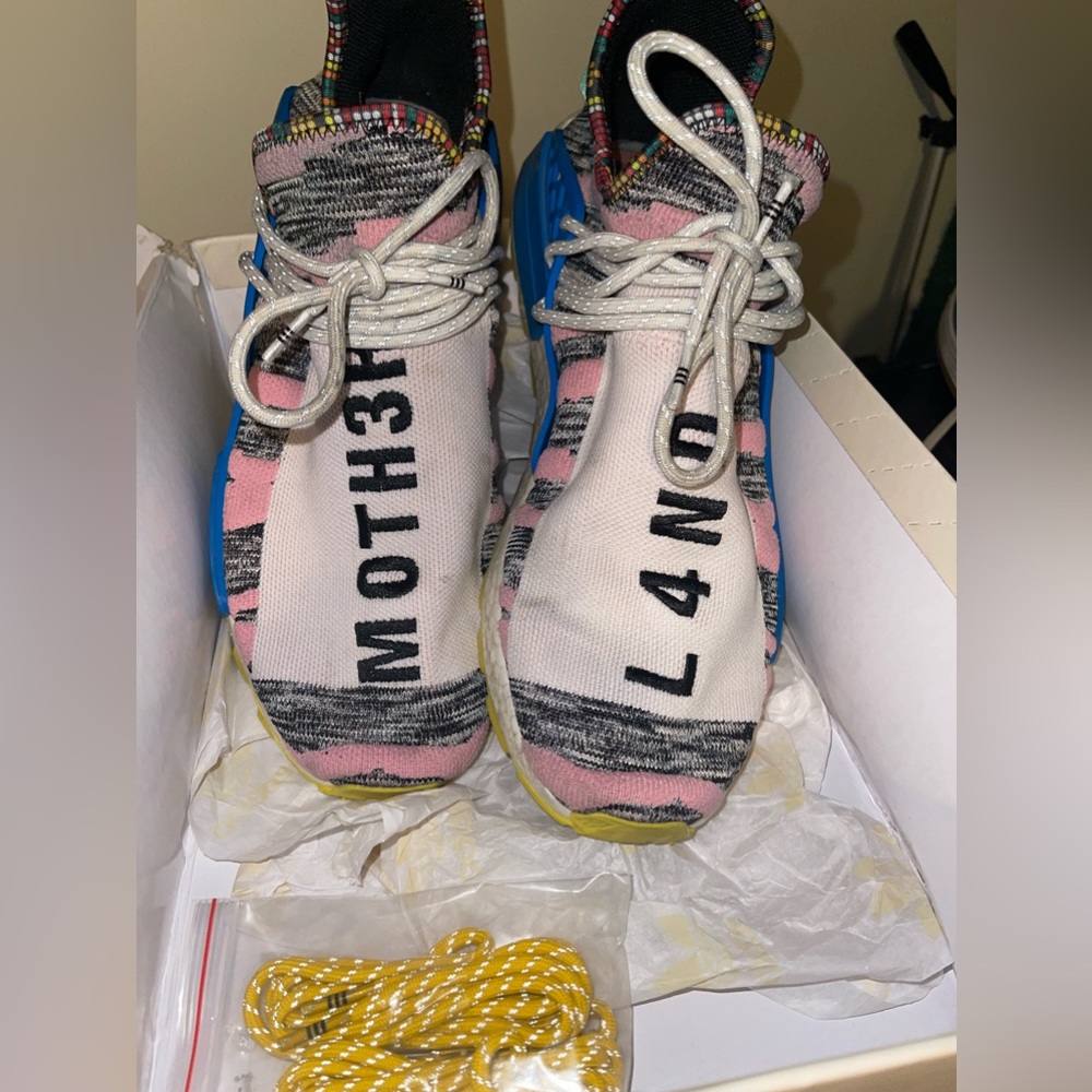 PHARRELL X NMD HUMAN RACE TRAIL 'SOLAR PACK' size 13 MOTH3R LAND